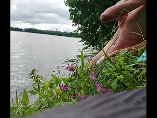 Masturbation on the beach