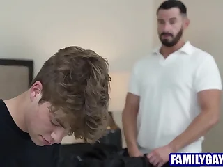 Stepson fucks stepdad bareback